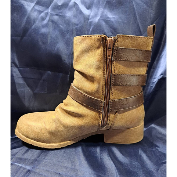 Jelly Pops Rustic Marian Mid-Calf Buckle Boots. Women's Size 6.5 - Picture 4 of 10